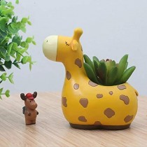 Sitting Deer/Fawn Succulent Flower Pot 