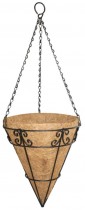 Cone Design Coir Hanging basket