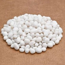 10-30 mm Polished Small White Pebbles 950 Grams