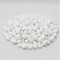 10-30 mm Polished Small White Pebbles 950 Grams