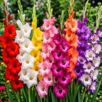 Gladiolus Bulbs Assorted Color Set of 5 