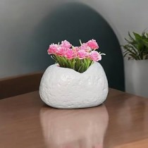 Gift Stone Pot 10 Inch White color
