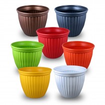 Lotus Pot 6 Inch Assorted Colour