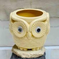  4 Inch Owl Pot Assorted color