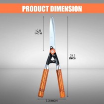 Falcon 10 inches wooden handle hedge shear 