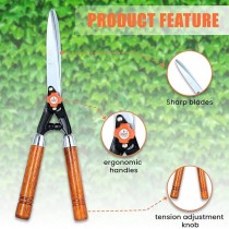 Falcon 10 inches wooden handle hedge shear 