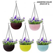 8 Inch Hanging Euro Basket -Assorted Color