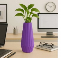 Kohinoor Vase Purple  Color
