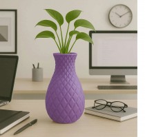 Reno Vase Purple Colour for home Decor