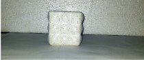 3 Inch Square Shape Cube Design Ceramic Pot