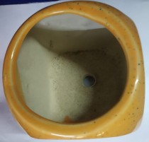 Square round ceramic pot 