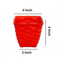 4 inch Diamond Pot Assorted Color
