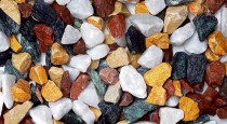 Multicolor marble chips for bonsai-1kg