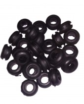  Grommet Rubber  16mm Black 1 Pieces 