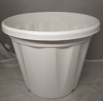14 Inch Nursery White Pot