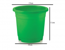 5 Inch Nursery Green Pot