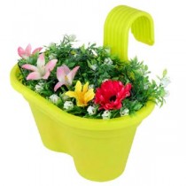 12 Inch Double Railing Planter Assorted color