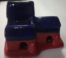 Ceramic toys house