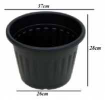 14 Inch Nursery Black Pot