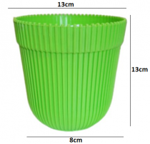 5 Inch Rim Pot Assorted Colors