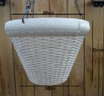 8 Inch Hanging Juhi Pot