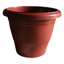 16 Inch Plastic Pot -Brown colour