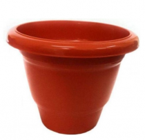 12 Inch Plastic Pot -Brown colour
