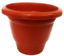 10 Inch Economic Plastic Pot -Brown colour
