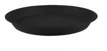 6 Inch Plastic bottom tray -black colour