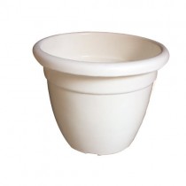 22 Inch Round Plastic Pot -white colour 