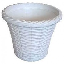 4 Inch Shining Pot white colour 