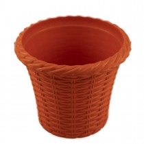 4 Inch Shining Pot orange colour 