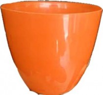 5 inch Cool pots orange colour