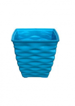 4 inch Diamond pot blue colour 