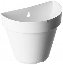 6 Inch Wall Planter- white colour