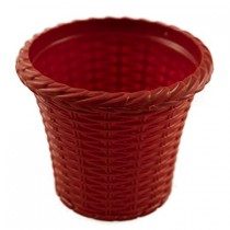 6 Inch Shining Pot red colour