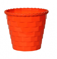 8 Inch Brick pot -orange colour