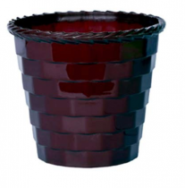 8 Inch Brick pot -black colour
