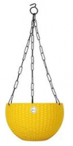 6 Inch Hanging Euro Basket -yellow colour