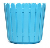 11 Inch Fence pot -blue colour