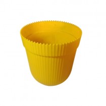 10 Inch Plastic Rim Pot -yellow colour