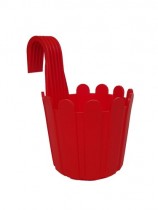 7 Inch fence hook railing pot -Assorted Color