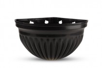 12 Inch Corner Wall Lovely Pot -black colour