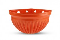 12 Inch Corner Wall Lovely Pot -orange colour