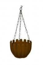 9 Inch Hanging Fence Nest -brown color    