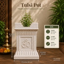 21 Inch Jaguar Tulsi Pot 