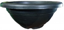 11 inch Bonsai round pot black colour 
