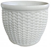 8 inch matt classic pot white colour