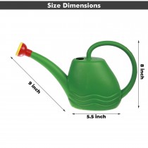 Alkarty 1.8 LTR Watering Can for Plants/Gardens (Green)
