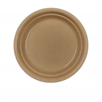 5 inch round bottom tray biege color